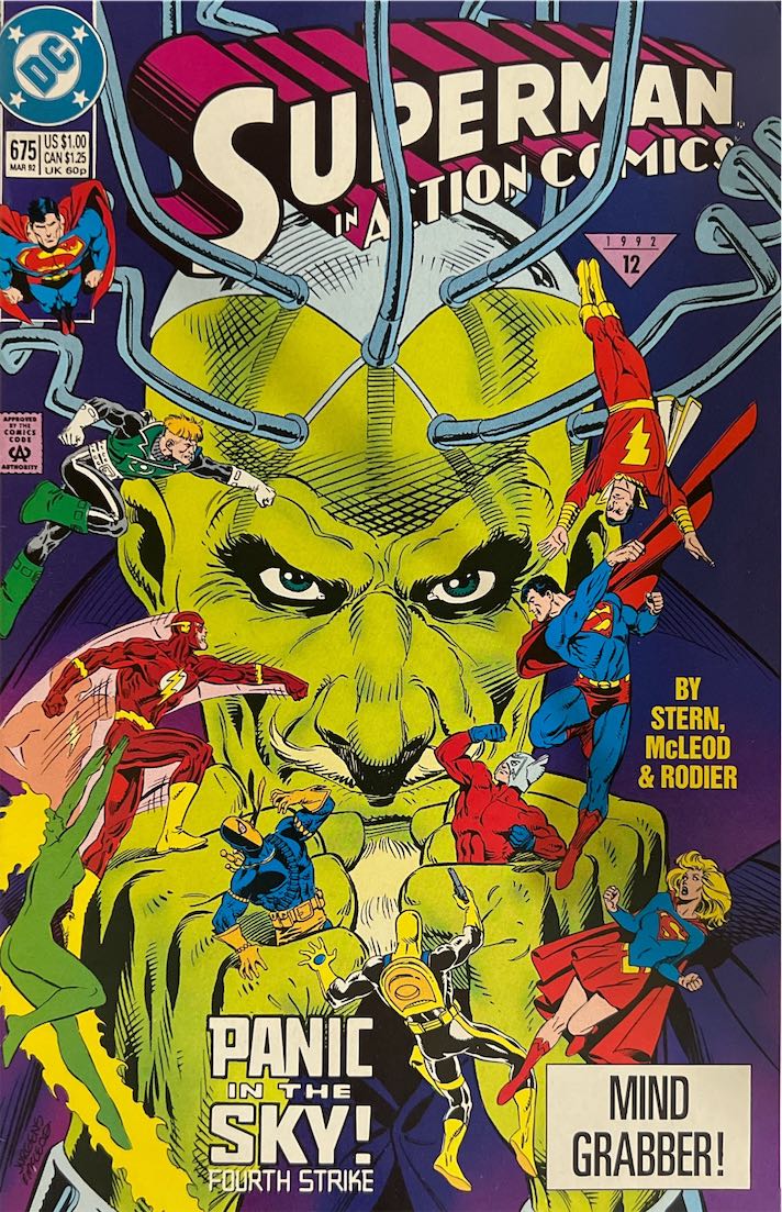 Superman in Action Comics, #675, Panic in the Sky! Fourth