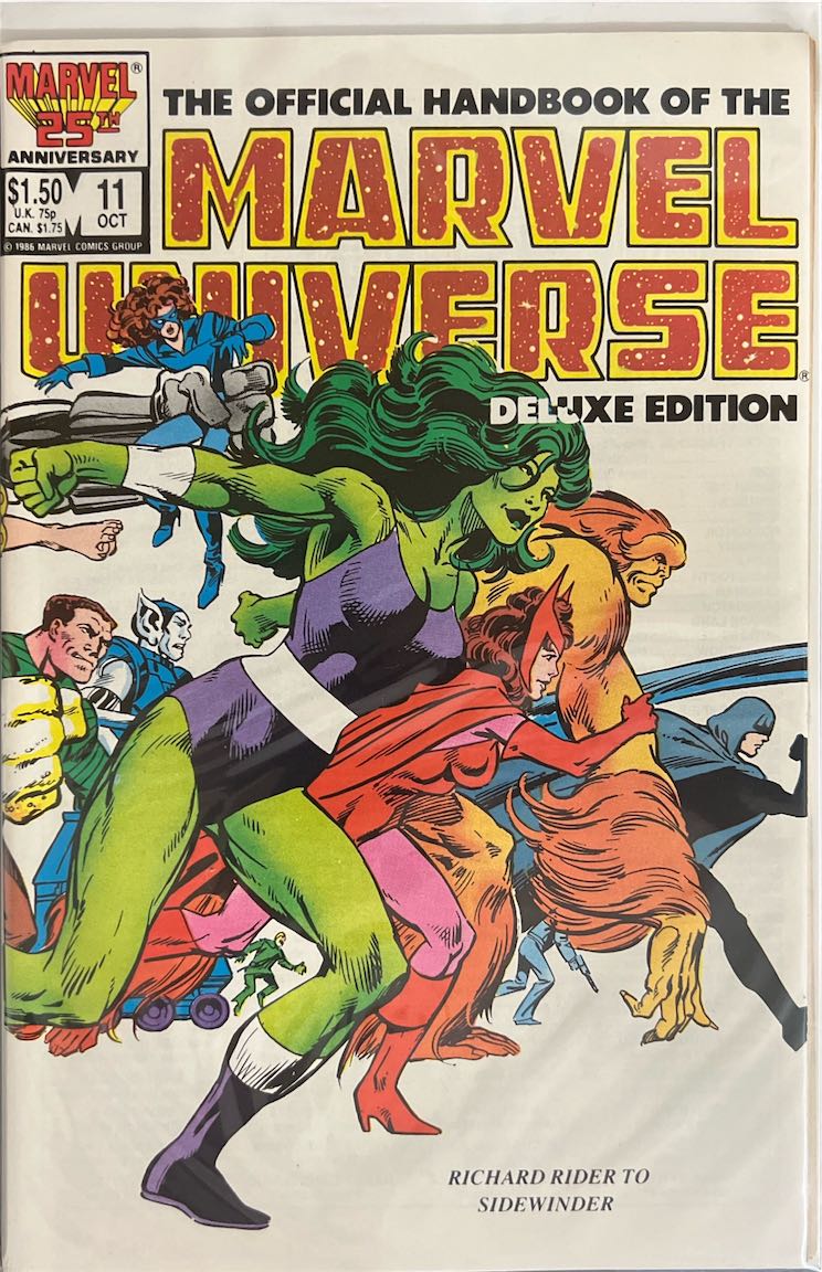 The Official Handbook of the Marvel Universe, #011 (Marvel, 1986) - Direct Sales