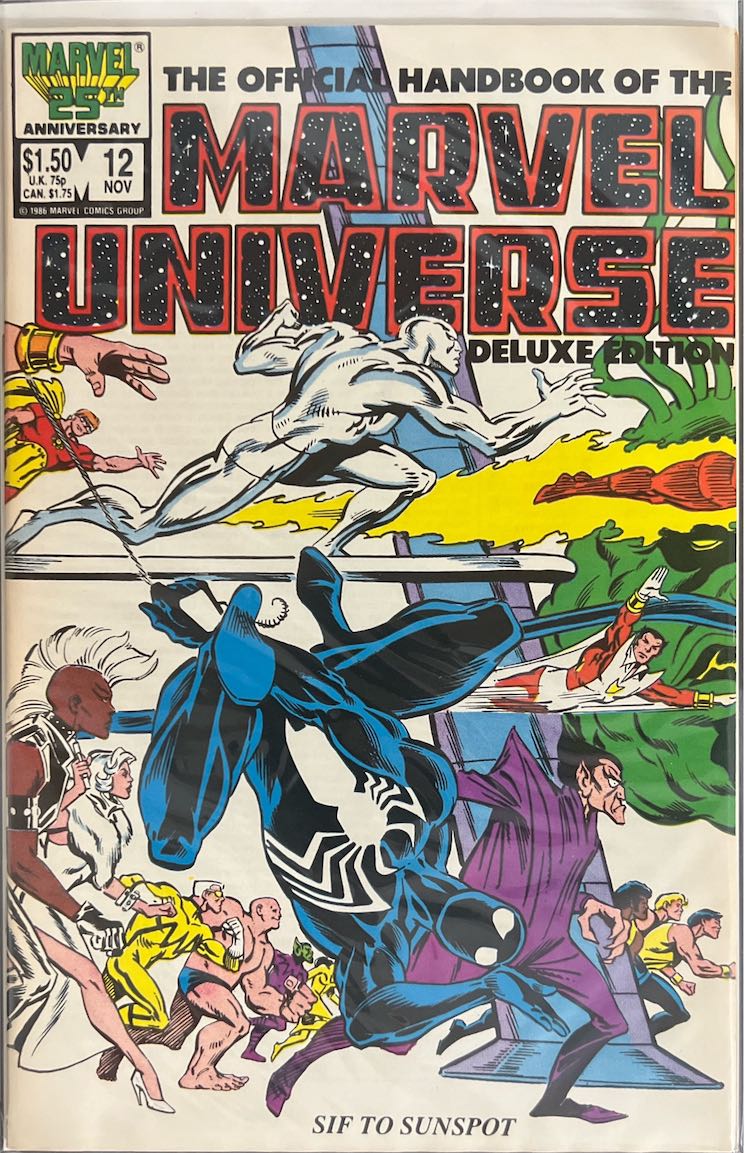The Official Handbook of the Marvel Universe, #012, Sif to Sunspot (Marvel, 1986) - Direct Sales