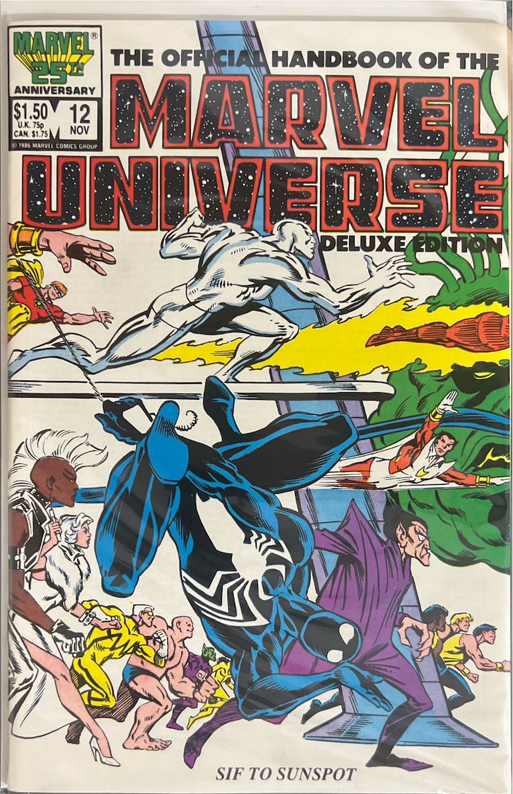 The Official Handbook of the Marvel Universe, #012, Deluxe Edition (Marvel, 1986) - Direct Sales