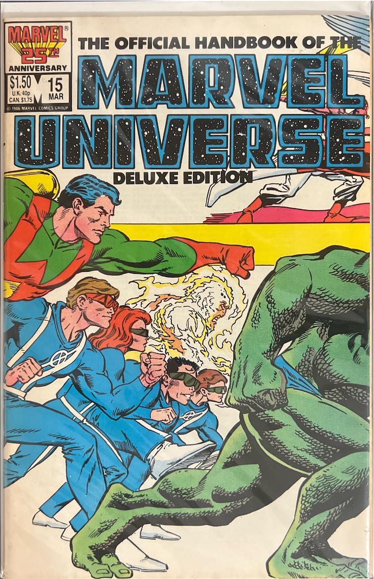 The Official Handbook of the Marvel Universe, #015, Deluxe Edition (Marvel Comics, 1987) - Direct Sales