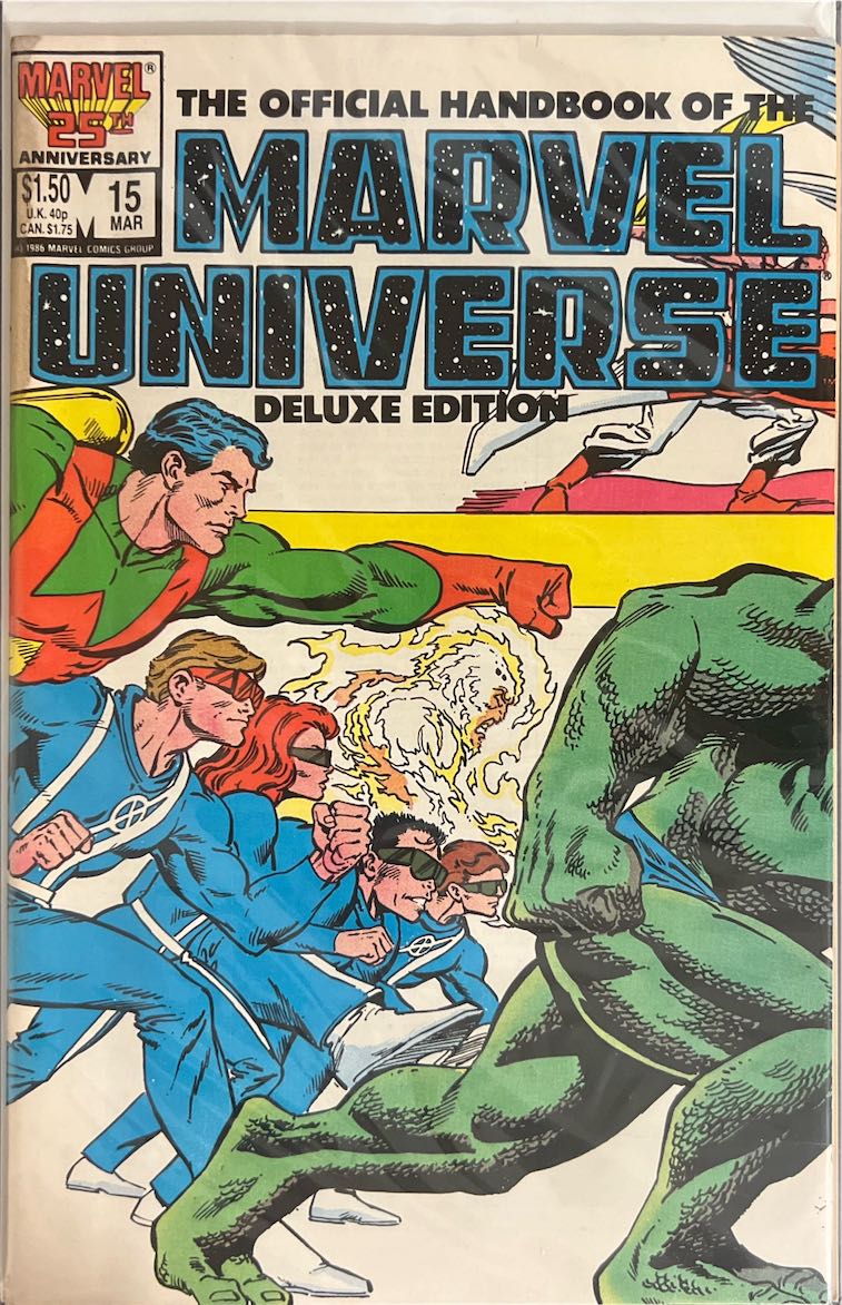 The Official Handbook of the Marvel Universe, #015, Deluxe Edition (Marvel, 1986) - Direct Sales