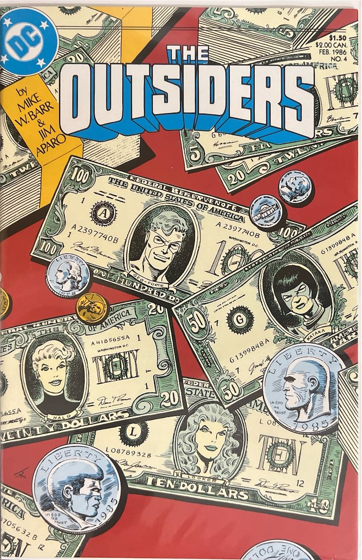 The Outsiders, #004, (DC, 1986) - Direct Sales