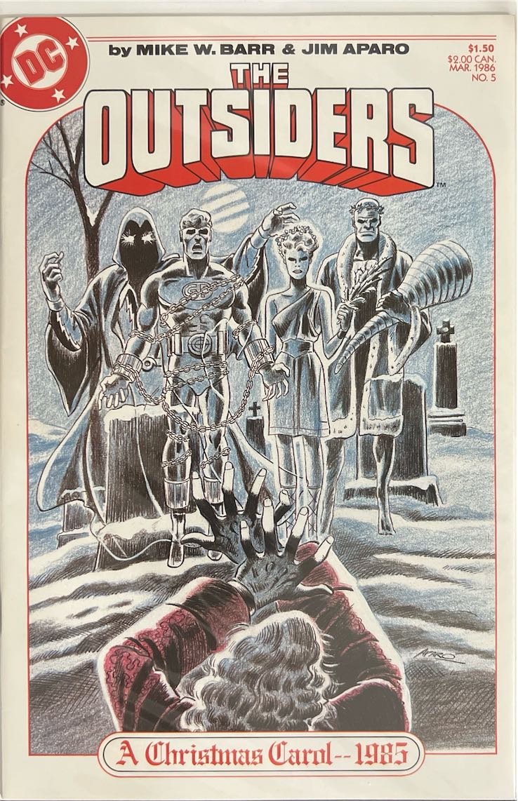 The Outsiders, #005, A Christmas Carol - 1985 (DC Comics, 1986) - Direct Sales Edition