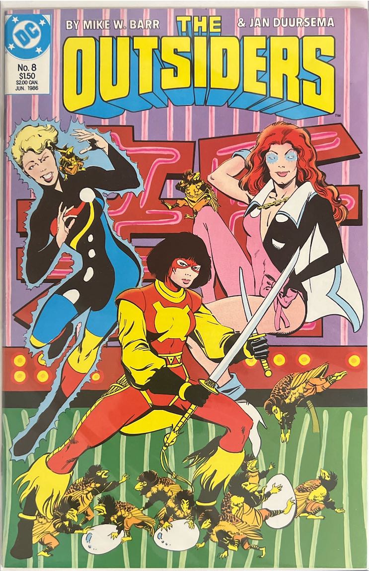 The Outsiders, #008 (DC Comics, 1986) - Direct Sales