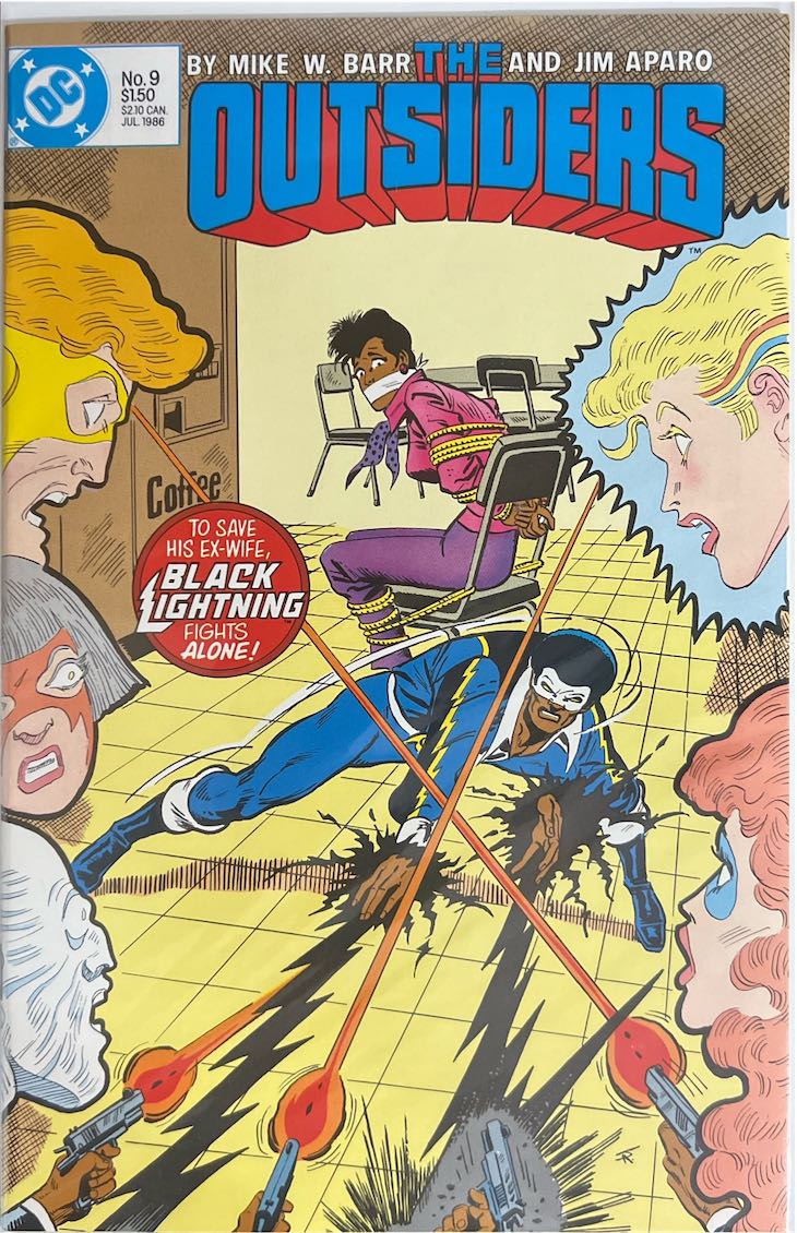 The Outsiders, #009, (DC Comics, 1986) - Direct Sales