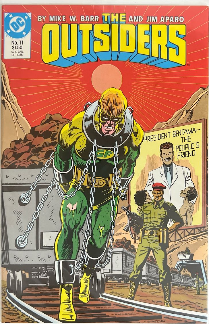 The Outsiders, #011, N/A (DC Comics, 1986) - Direct Sales