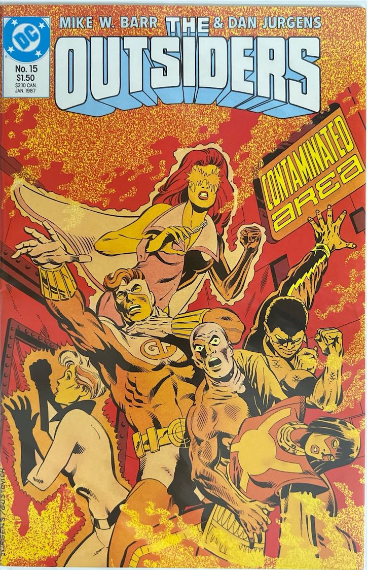 The Outsiders, #015, Contaminated Area (DC Comics, 1987) - Direct Sales