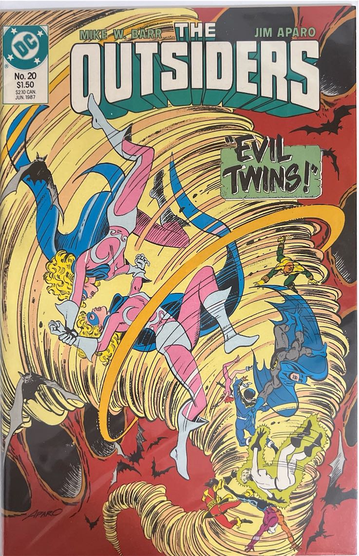 The Outsiders, #020, Evil Twins! (DC Comics, 1987) - Direct Edition