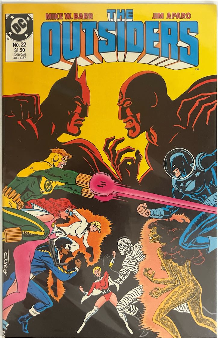 The Outsiders, #022 (DC Comics, 1987) - Direct Sales