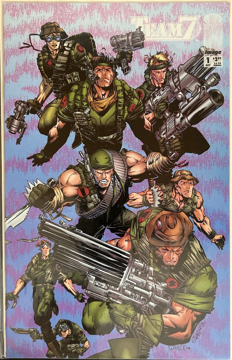 Team 7, #001 (Image Comics, 1994) - Direct Sales