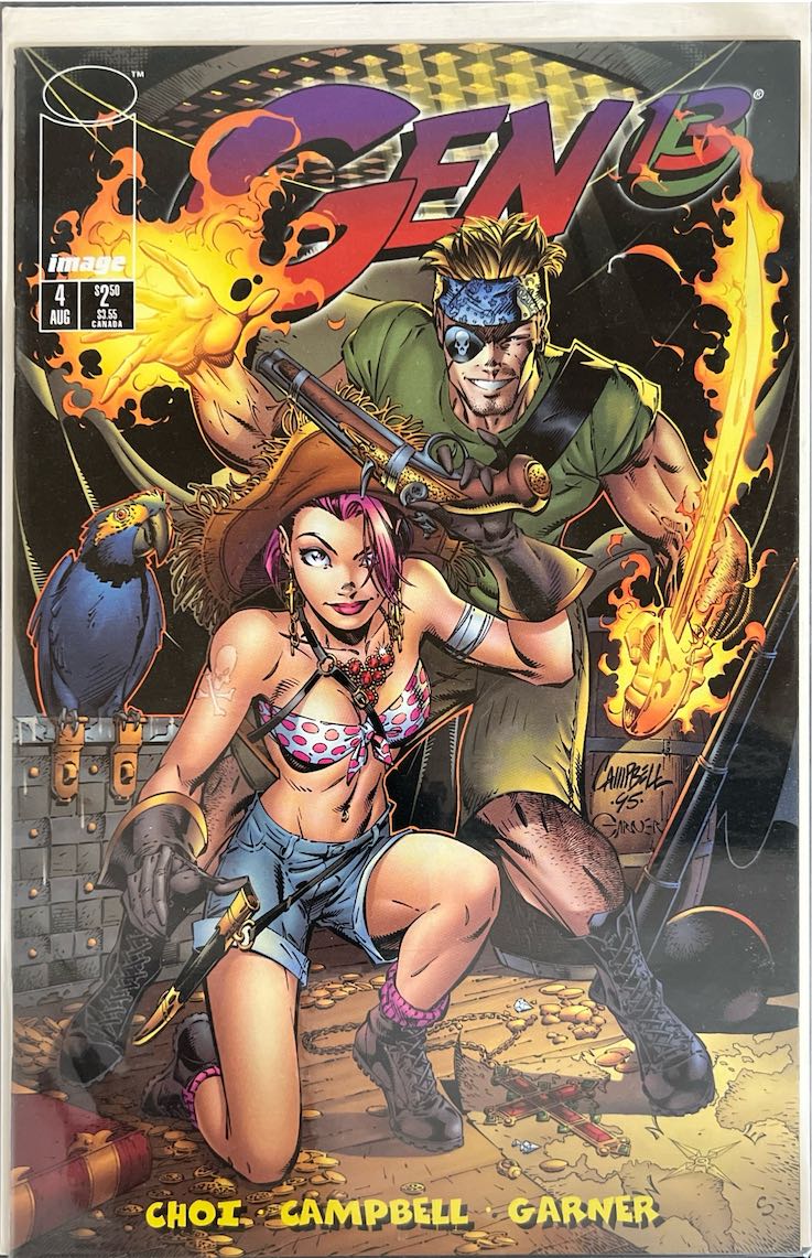 Gen 13, #004 (Image Comics, 1995) - Direct Sales