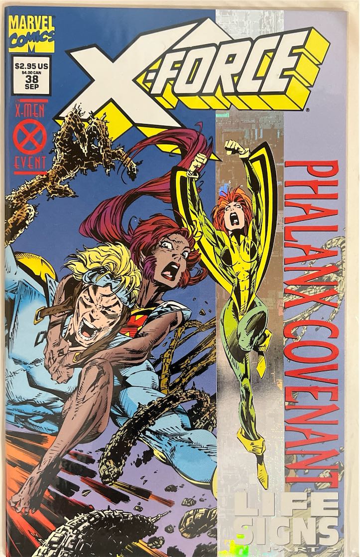 X-Force, #038, Phalanx Covenant: Life Signs Part 3 (Marvel, 1994) - Direct Sales Variant
