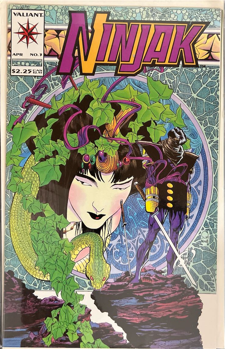 Ninjak, #003 (Valiant, 1994) - Direct Sales