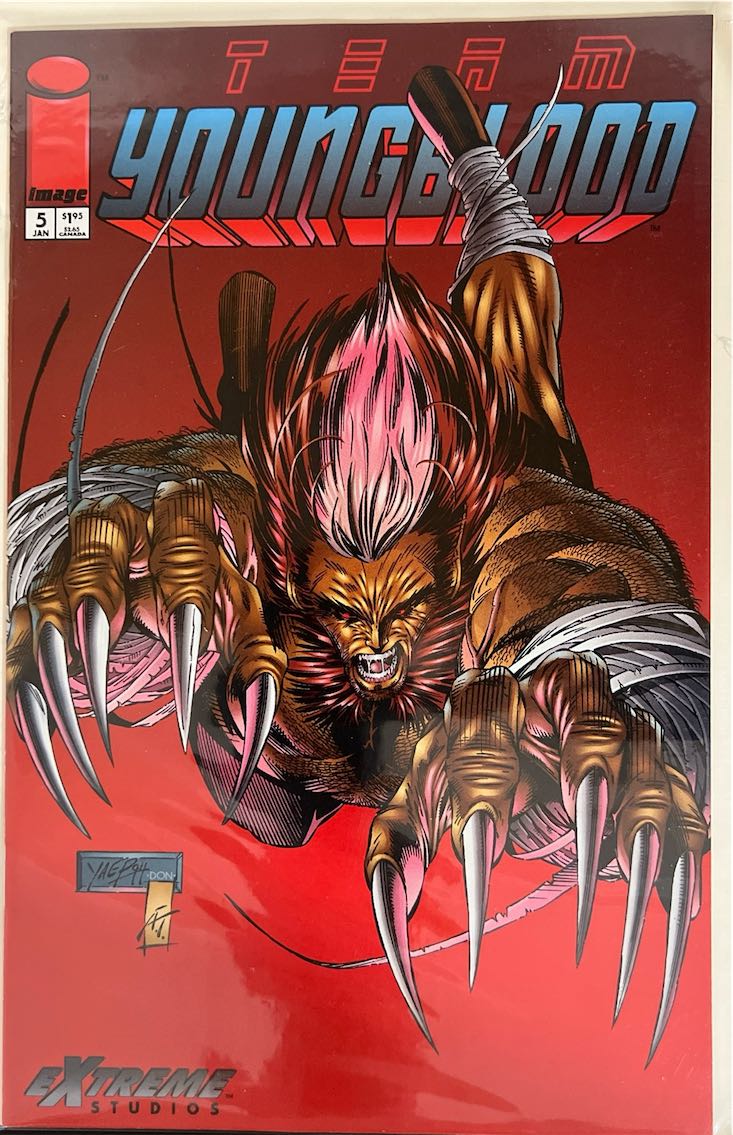 Team Youngblood, #005, (Image, 1993) - Direct Sales