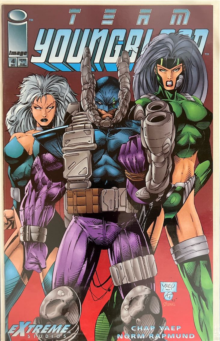 Team Youngblood, #004 (Image Comics, 1993) - Direct Sales