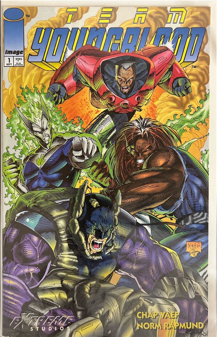 Team Youngblood, #001 (Image, 1993) - Direct Sales Edition