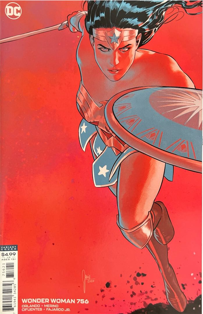 Wonder Woman, #756, Orlando Merino (DC Comics, 2020) - Variant Edition