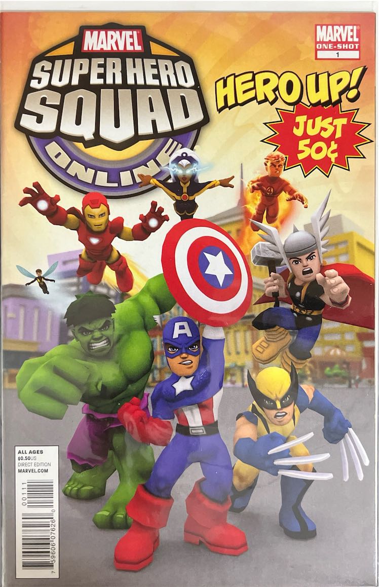 Marvel Super Hero Squad Online, #001, Hero Up! (Marvel, 2010) - Direct Edition