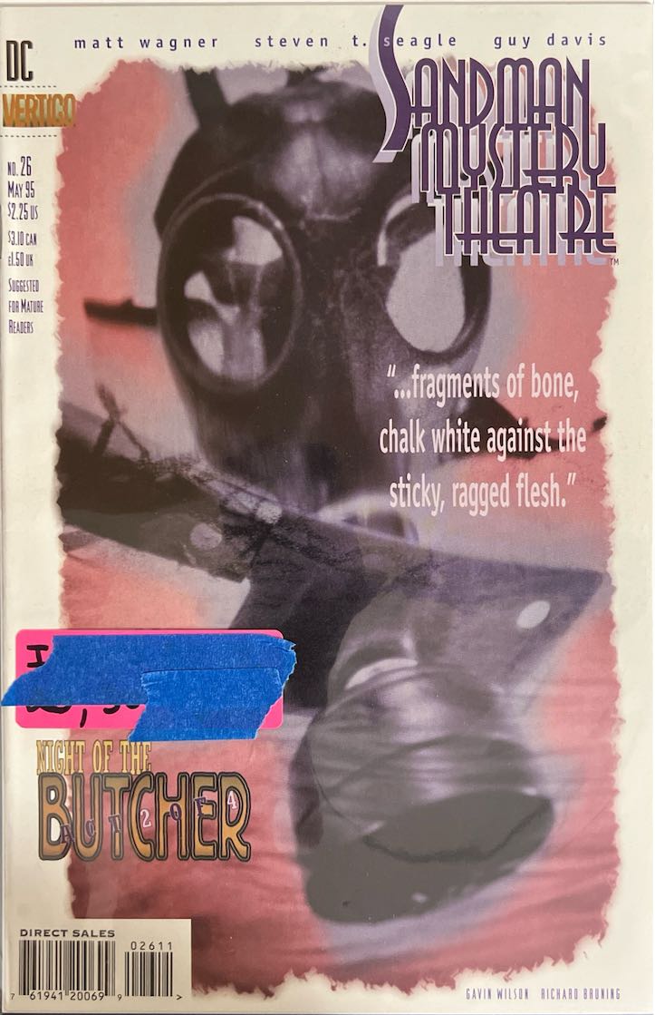 Sandman Mystery Theatre, #026, Night of the Butcher (Vertigo, 1995) - Direct Sales