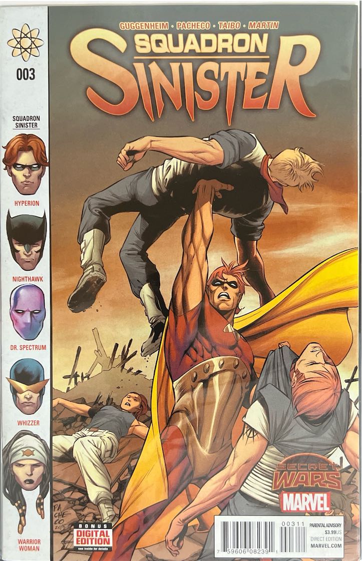 Squadron Sinister, #003, Secret Wars (Marvel, 2015) - Direct Edition