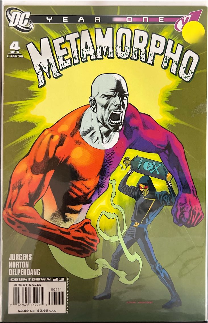 Metamorpho, #004, Year One (DC Comics, 2008) - Direct Sales