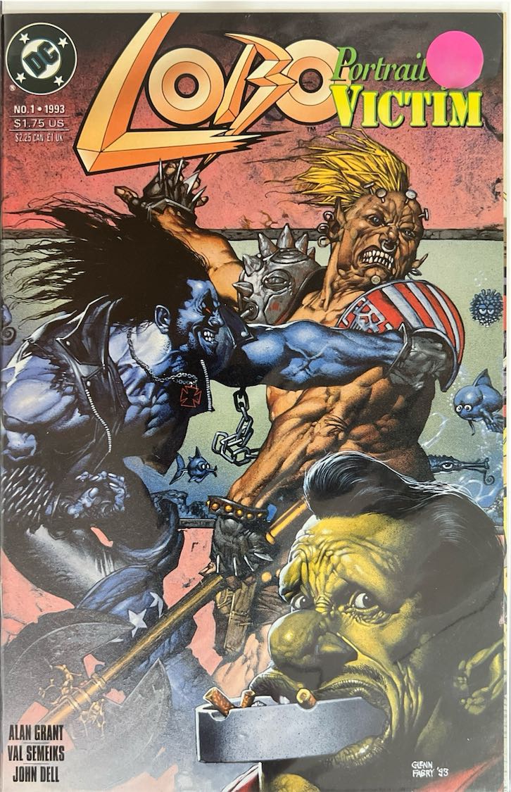 Lobo, #001, Portrait of a Victim (DC Comics, 1993) - Direct Sales Edition