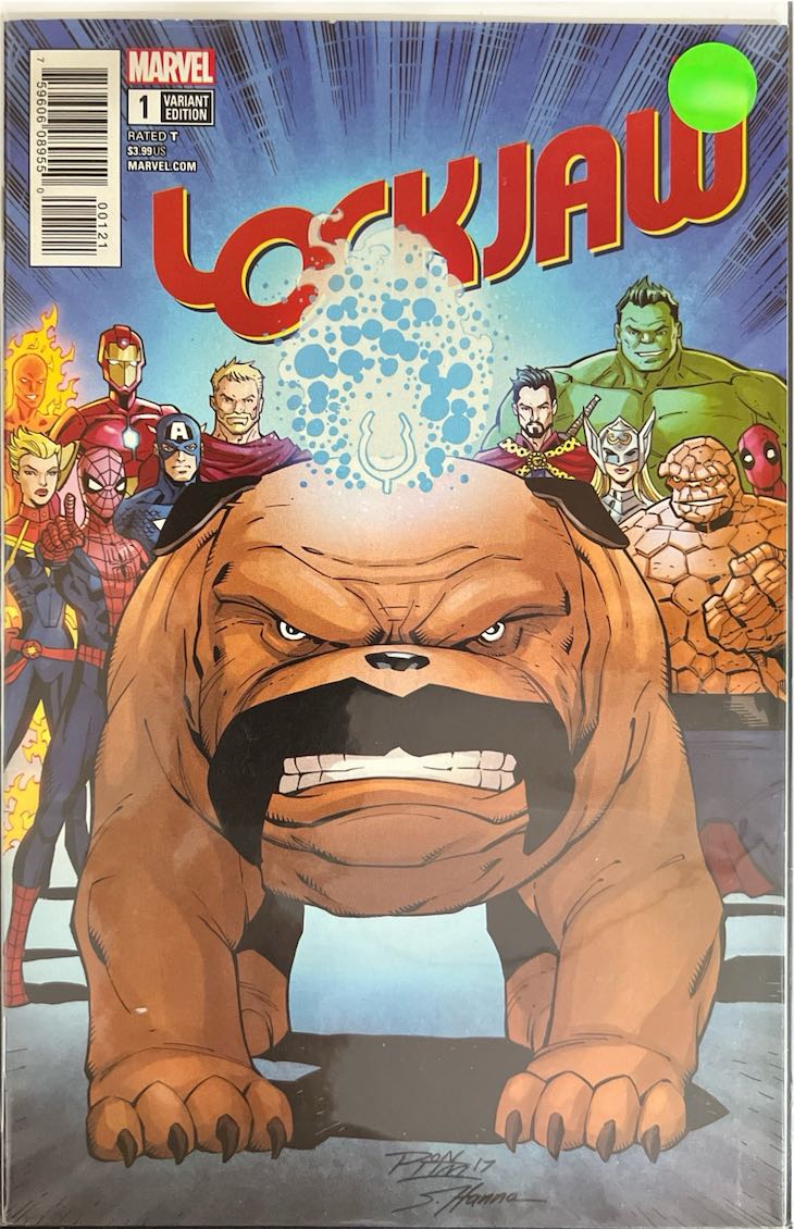 Lockjaw, #001, Variant Edition (Marvel, 2017) - Direct Sales