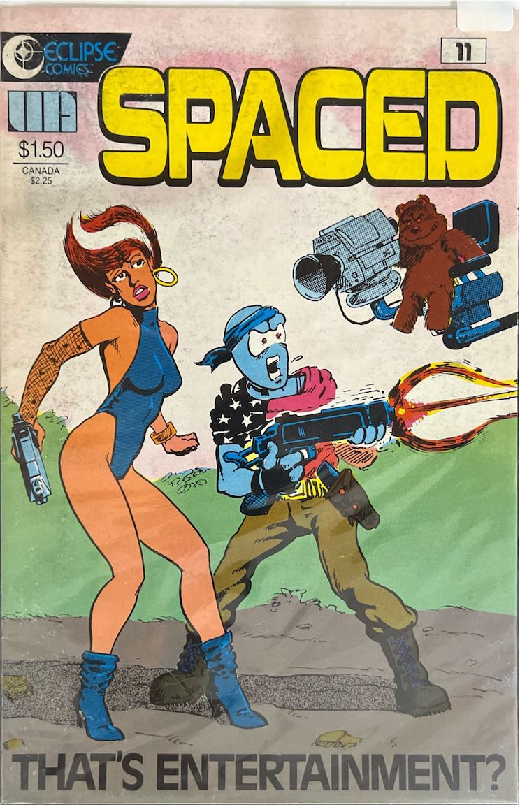 Spaced, #011, That's Entertainment? (Eclipse Comics, 1985) - Direct Sales