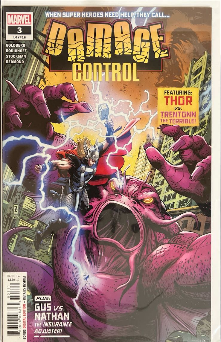 Damage Control, #003, Featuring: Thor vs. Trenton the Terrible! (Marvel, 2023) - Direct Sales Edition