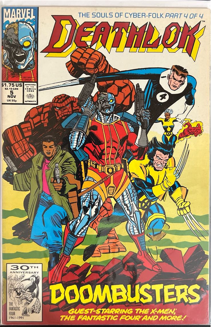 Deathlok, #005, The Souls of Cyber-Folk Part 4 of 4 (Marvel, 1991) - Direct Edition