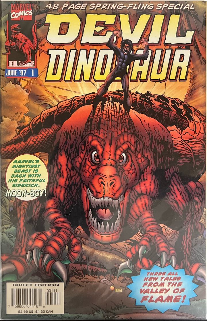 Devil Dinosaur, #001, 48 Page Spring-Fling Special (Marvel Comics, June 1997) - Direct Edition