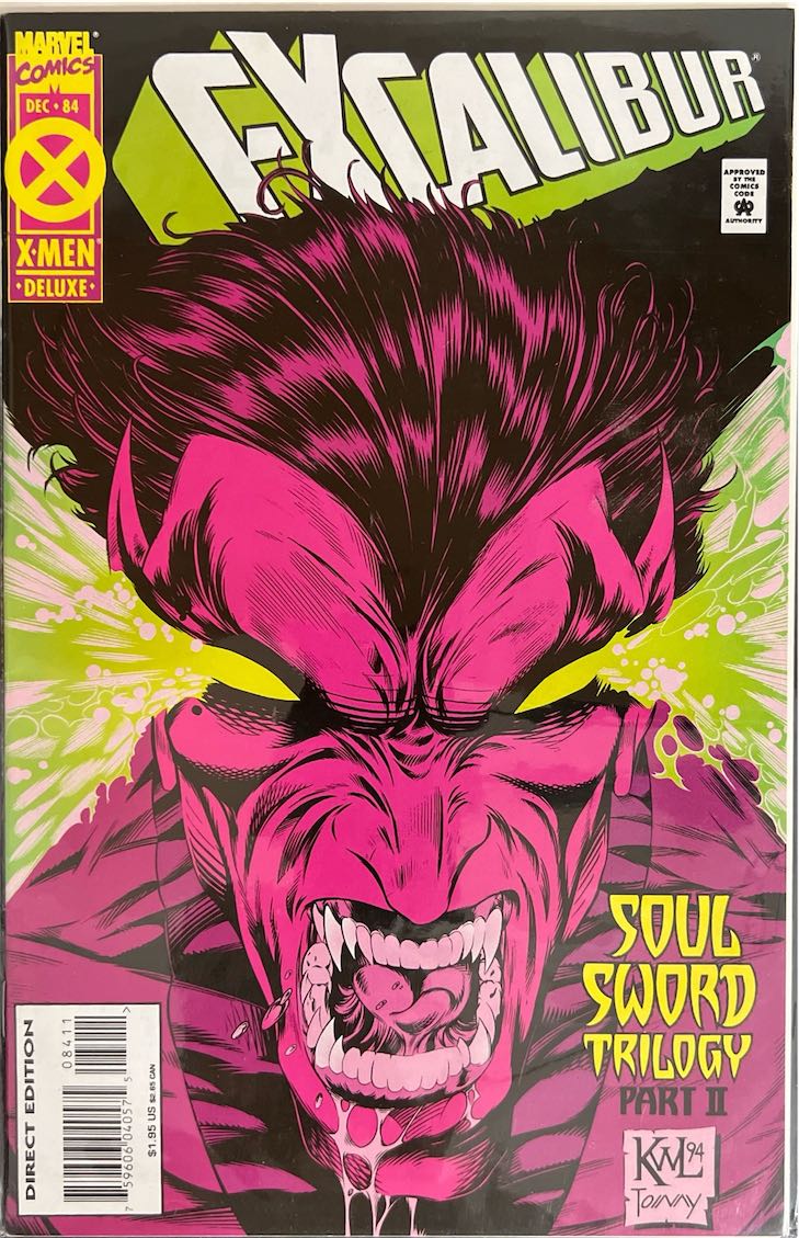 Excalibur, #084, Soul Sword Trilogy Part II (Marvel Comics, 1994) - Direct Edition