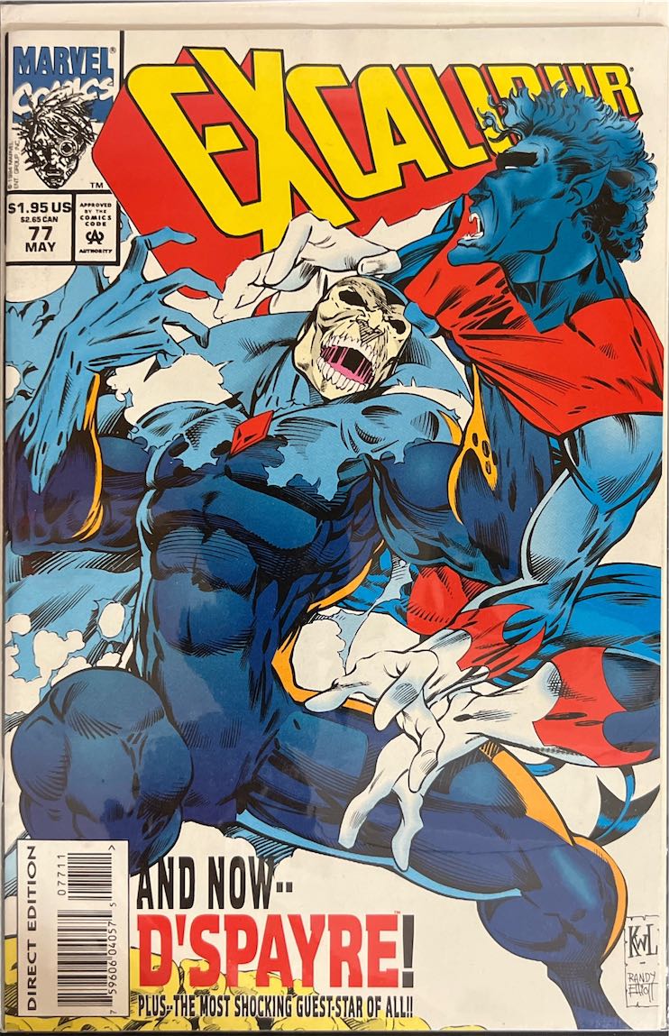 Excalibur, #077, And Now... D'Spayre! (Marvel Comics, 1994) - Direct Edition