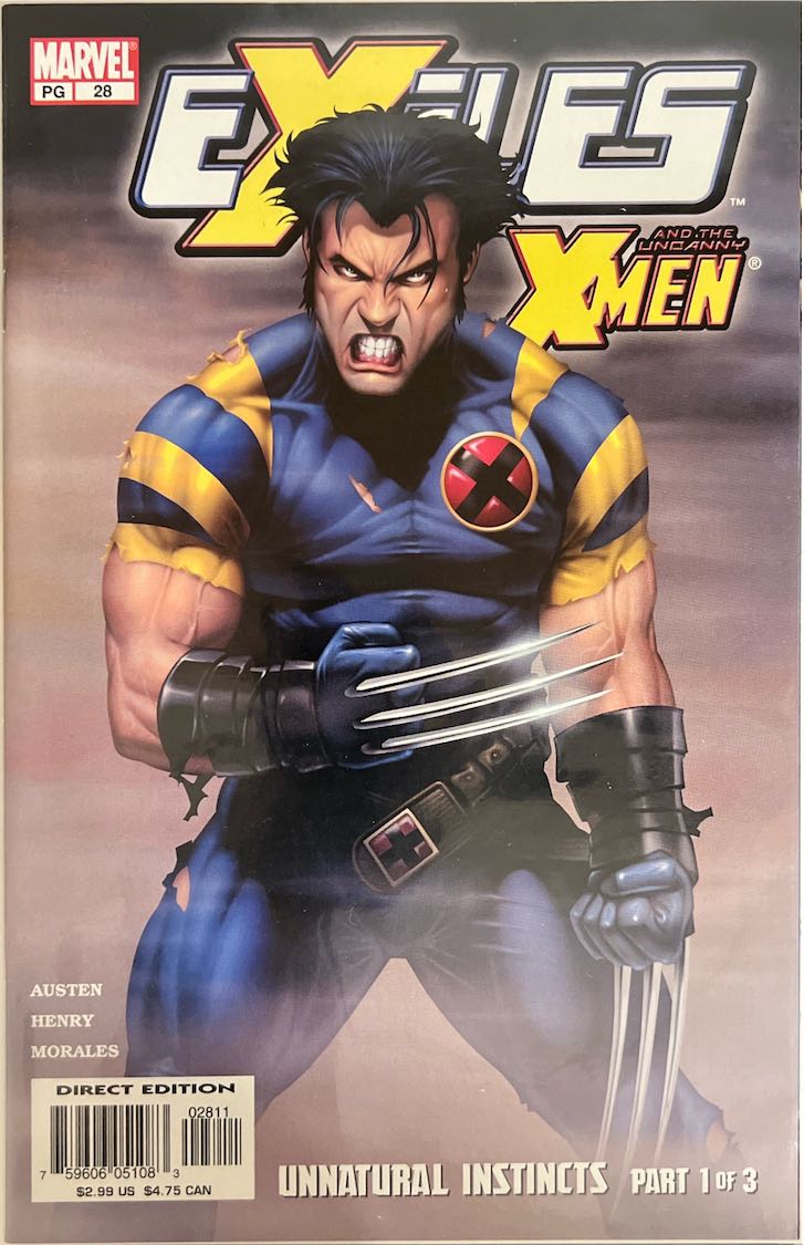 Exiles, #028, Unnatural Instincts Part 1 of 3 (Marvel, 2003) - Direct Edition