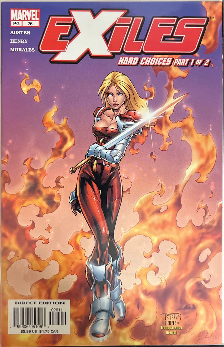 Exiles, #026, Hard Choices Part 1 of 2 (Marvel, 2002) - Direct Edition