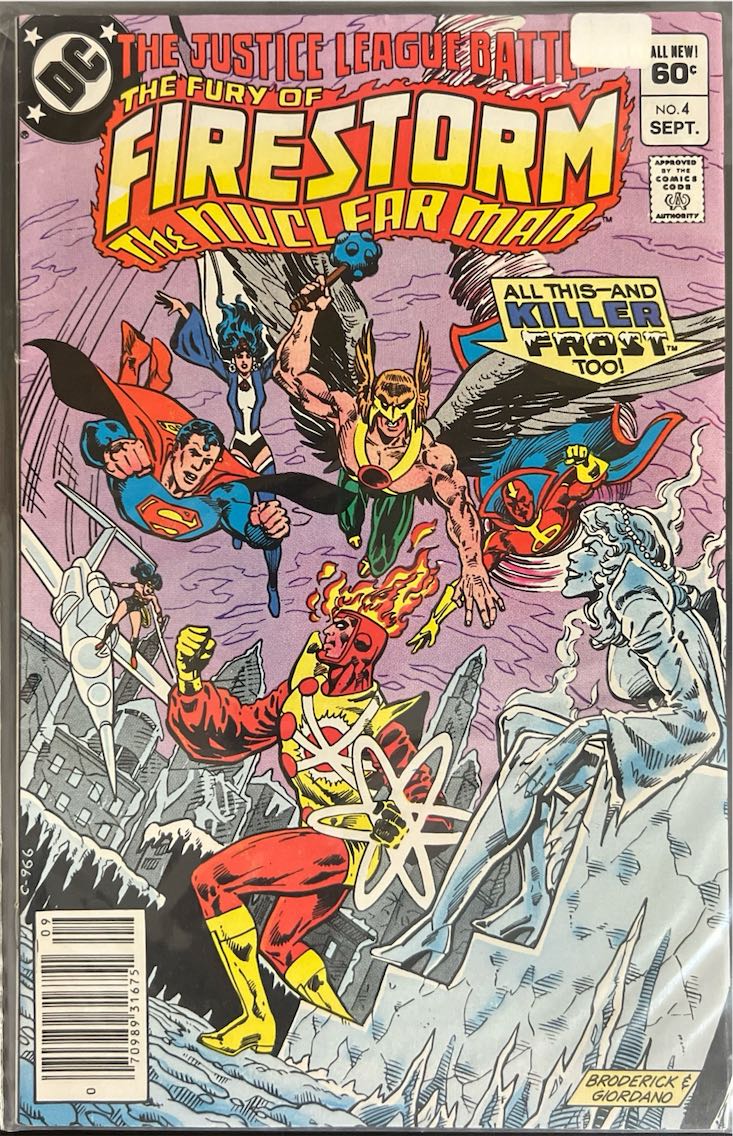 The Fury of Firestorm, The Nuclear Man, #004 (DC Comics, 1982) - Direct Sales
