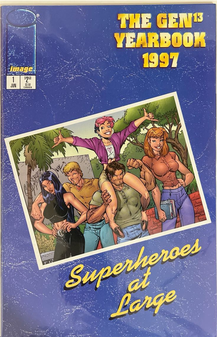 The Gen<sup>13</sup> Yearbook, #001, Superheroes at Large (Image Comics, 1997) - Direct Sales
