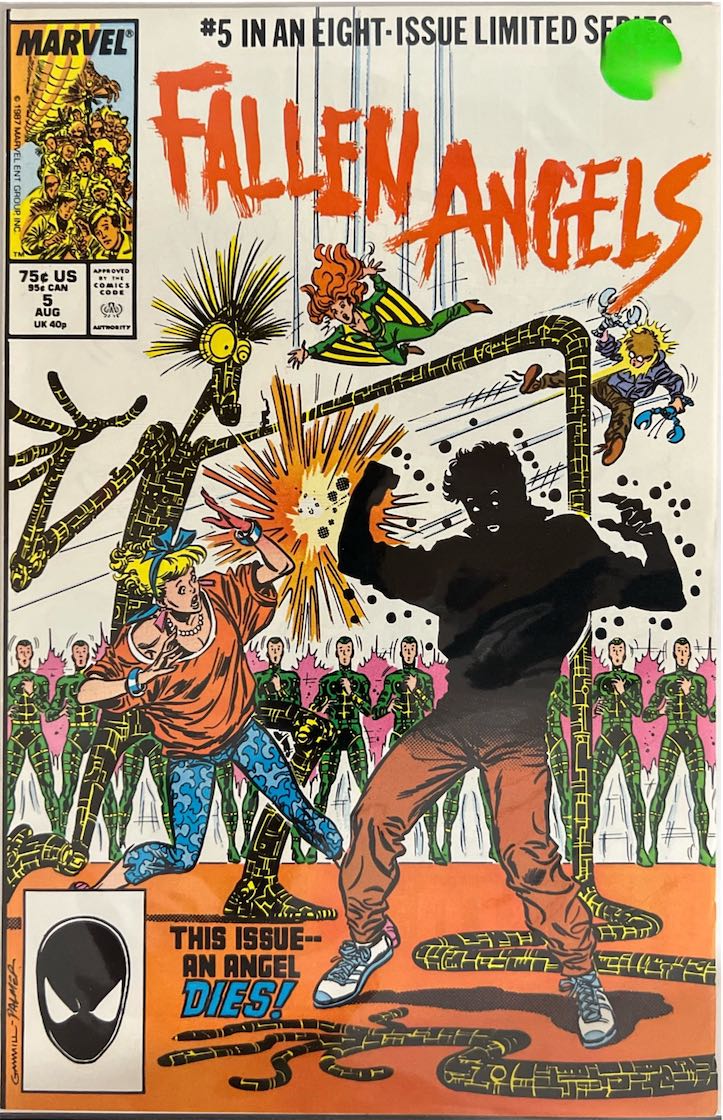 Fallen Angels, #005, This Issue - An Angel Dies! (Marvel, 1987) - Direct Edition