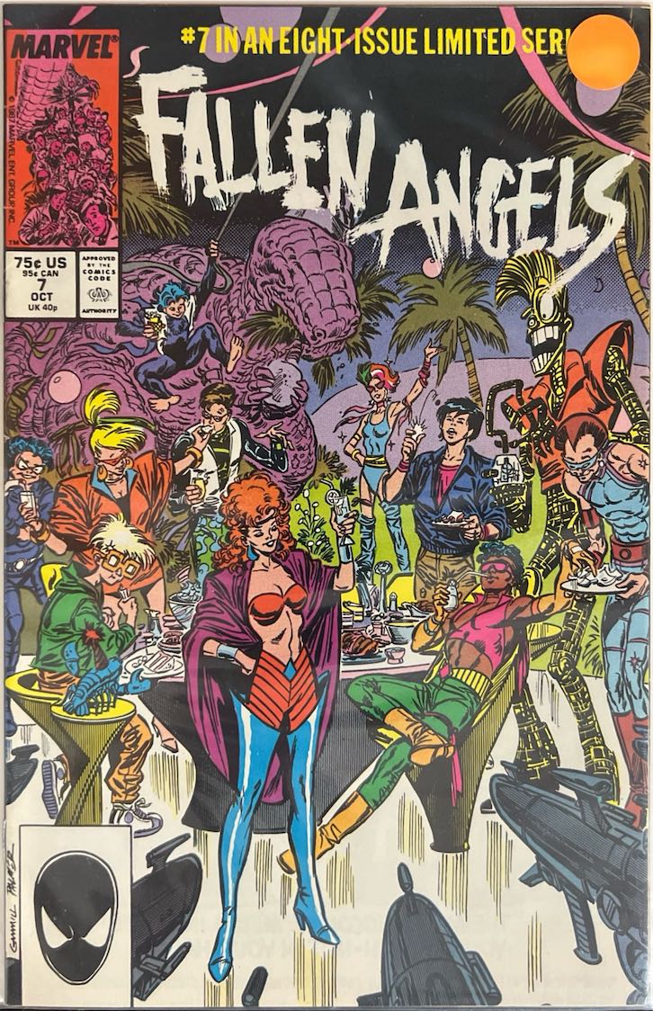 Fallen Angels, #007, Limited Series (Marvel, 1987) - Direct Sales