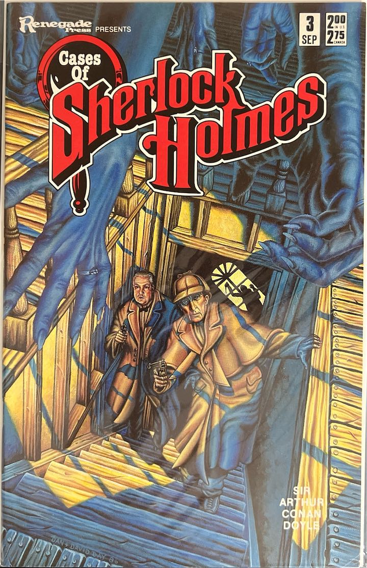 Cases of Sherlock Holmes, #003 (Renegade Press, 1986) - Direct Sales Edition