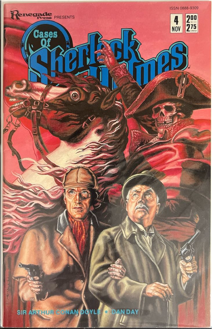 Cases of Sherlock Holmes, #004 (Renegade Press, 1987) - Direct Sales