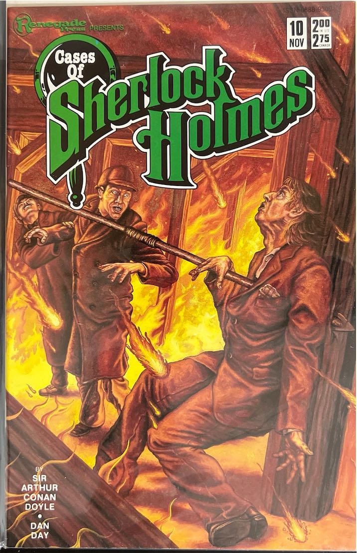 Cases of Sherlock Holmes, #010, (Renegade Press, 1986) - Direct Sales