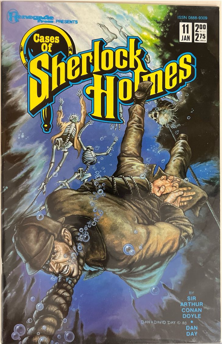 Cases of Sherlock Holmes, #011, (Renegade Press, Jan 1989) - Direct Sales Edition