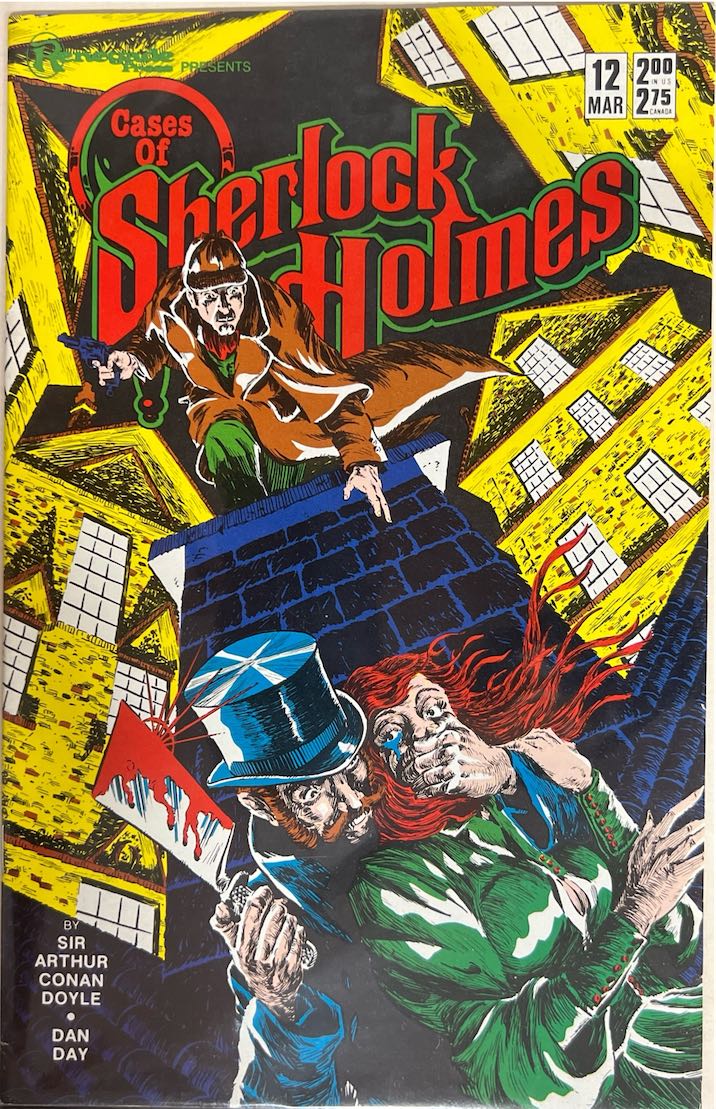 Cases Of Sherlock Holmes, #012 (Renegade Press, 1987) - Direct Sales