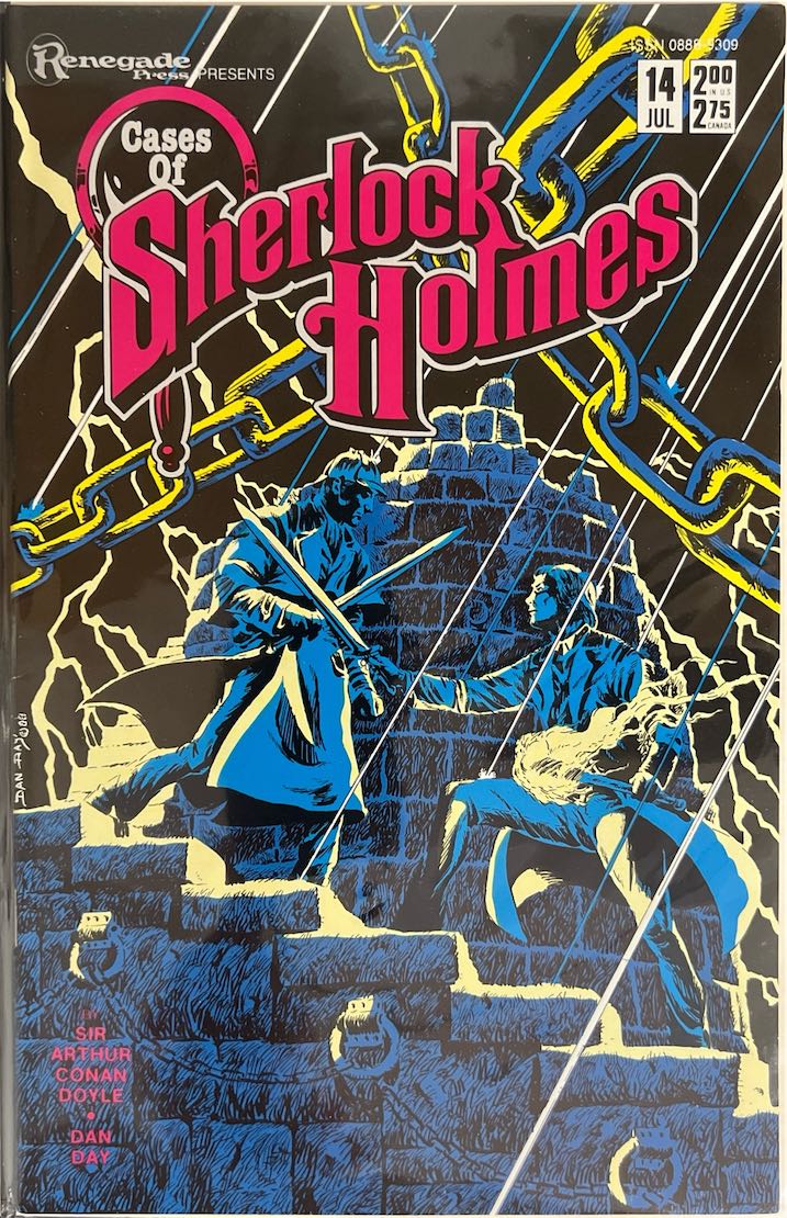 Cases of Sherlock Holmes, #014 (Renegade Press, 1987) - Direct Sales