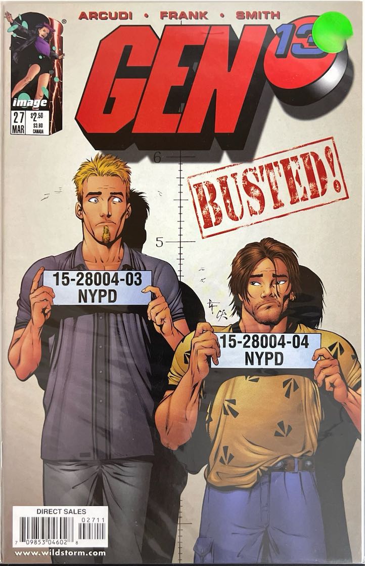 Gen 13, #027, Busted! (Image Comics, 1997) - Direct Sales