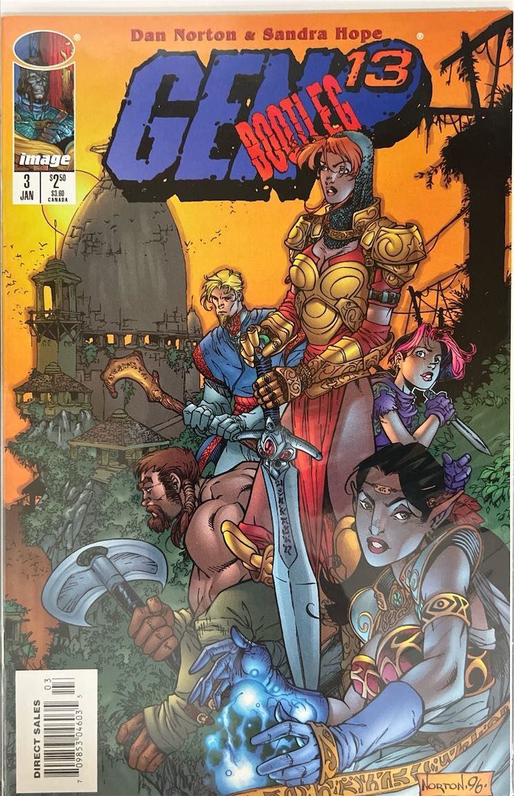 Gen13 Bootleg, #003, (Image Comics, 1996) - Direct Sales