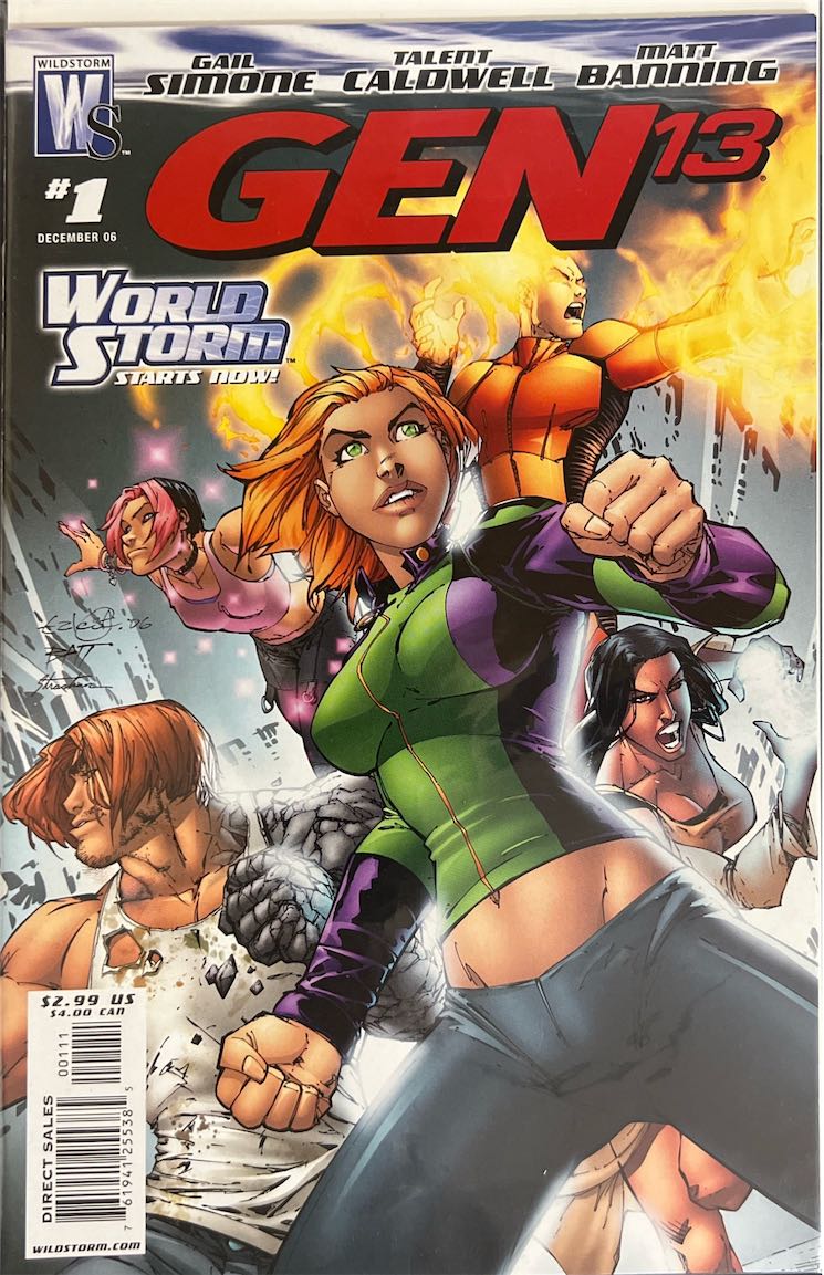 Gen 13, #001, WorldStorm (Wildstorm, 2006) - Direct Sales