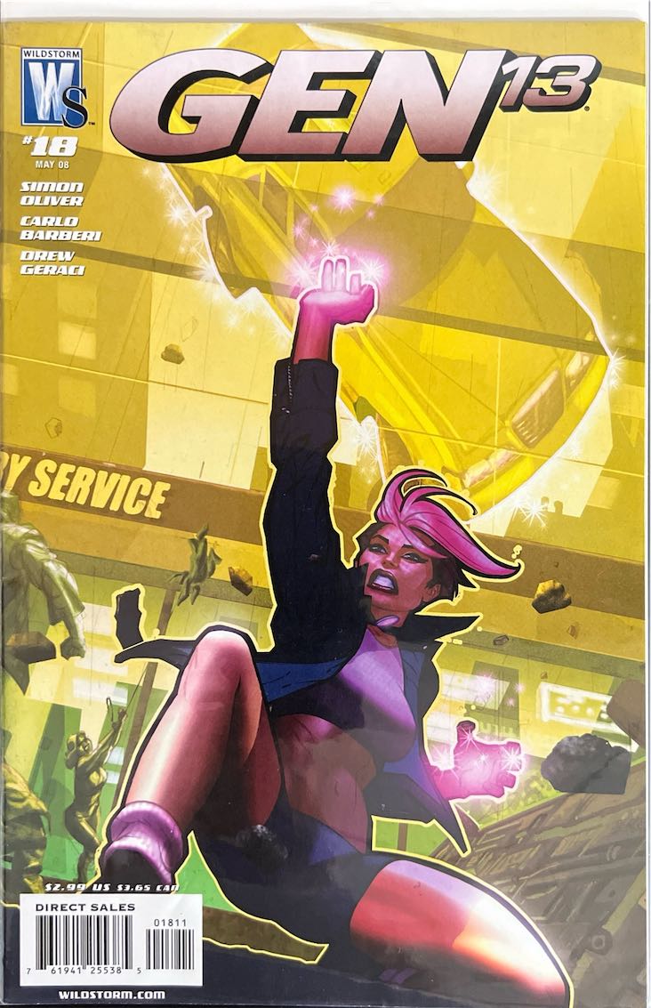 GEN 13, #018, May 08 (Wildstorm, 2008) - Direct Sales